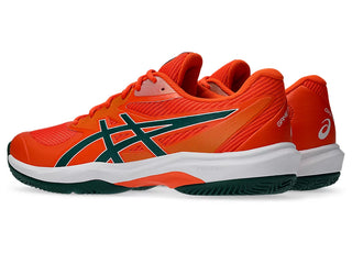 Asics Mens Game FF Padel | Energy Orange/Jewel Green