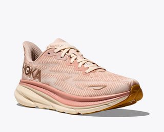 Hoka Womens Clifton 9 | Sandstone/Cream