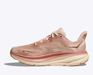 Hoka Womens Clifton 9 | Sandstone/Cream