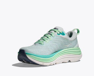 Hoka Womens Gaviota 5 | Snow Melt/Ceilo Blue