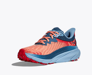 Hoka Womens Challenger 7 | Papaya/Real Teal