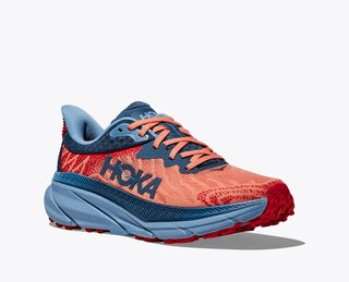 Hoka Womens Challenger 7 | Papaya/Real Teal