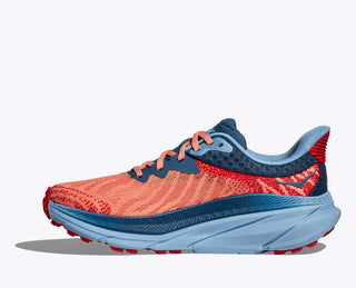 Hoka Womens Challenger 7 | Papaya/Real Teal