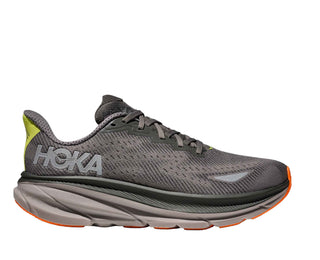 Hoka Mens Clifton 9 Goretex | Asphalt Grey/Gravel