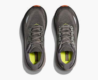 Hoka Mens Clifton 9 Goretex | Asphalt Grey/Gravel