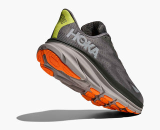 Hoka Mens Clifton 9 Goretex | Asphalt Grey/Gravel