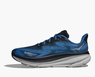 Hoka Mens Clifton 9 Goretex | Black/Foggy Night