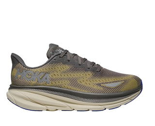 Hoka Mens Clifton 9 Goretex | Gravel/Eggshell