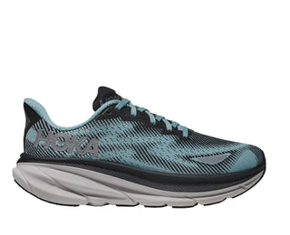 Hoka Womens Clifton 9 Goretex | Black/Raindrop