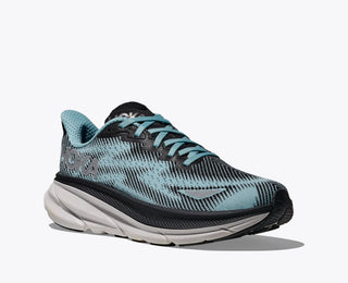 Hoka Womens Clifton 9 Goretex | Black/Raindrop