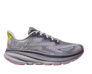 Hoka Womens Clifton 9 Goretex | Grey Skies/Foggy Grey