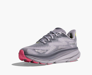 Hoka Womens Clifton 9 Goretex | Grey Skies/Foggy Grey