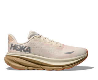 Hoka Womens Clifton 9 Goretex | Eggshell/Khaki