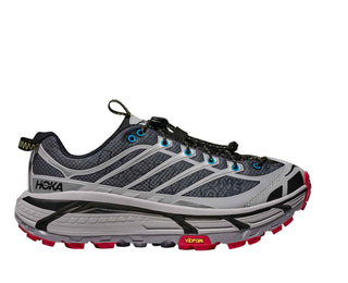 Hoka Mens Mafate Three2 Wordmark | Ash Grey/Outer Orbit