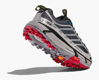 Hoka Mens Mafate Three2 Wordmark | Ash Grey/Outer Orbit