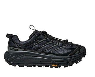 Hoka Mens Mafate Three2 Wordmark | Black/Outer Orbit