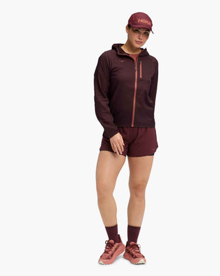 Hoka Skyflow Jacket | Black Cherry