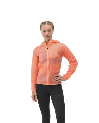 Hoka Womens Skylow Jacket | Neon Cantaloupe