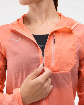 Hoka Womens Skylow Jacket | Neon Cantaloupe