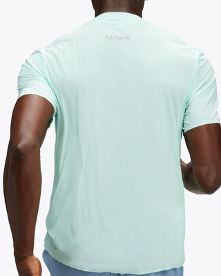 Hoka Mens Airolite Run Short Sleeve Tee | Cloudless