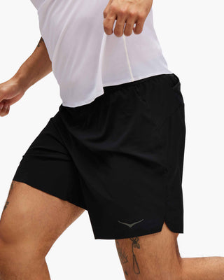 Hoka Glide 7" Short with Brief | Black