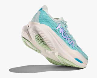 Hoka Womens Mach X 2 | Snow Melt / Blue Spark