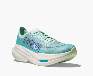 Hoka Womens Mach X 2 | Snow Melt / Blue Spark