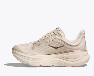 Hoka Womens Bondi 9 | Oat Milk/Rose Gold