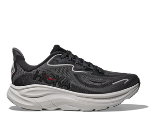 Hoka Mens Clifton 10 |  Carbon Black / Satellite Grey