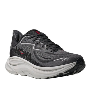 Hoka Mens Clifton 10 |  Carbon Black / Satellite Grey