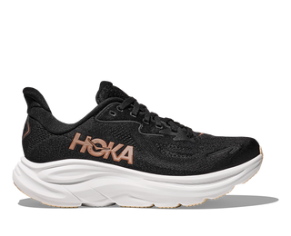 Hoka Womens Clifton 10 | Black / Gold Rose