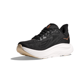 Hoka Womens Clifton 10 | Black / Gold Rose