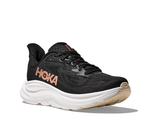 Hoka Womens Clifton 10 | Black / Gold Rose