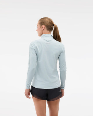 Hoka Womens Glidetech 1/4 Zip | Mineral Blue