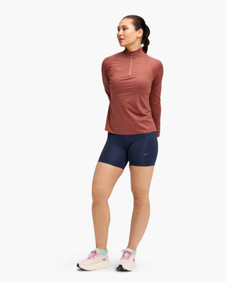 Hoka Glidetech 1/4 Zip | Rouge