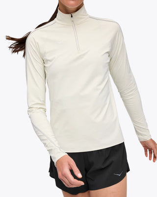 Hoka Glidetech 1/4 Zip | Truffle Salt