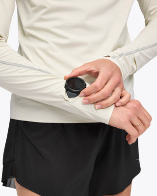 Hoka Glidetech 1/4 Zip | Truffle Salt