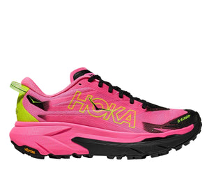 Hoka Womens Mafate 5 | Neon Rose / Black