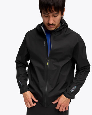 Hoka Mens SkyBreeze Waterproof Goretex Jacket | Black