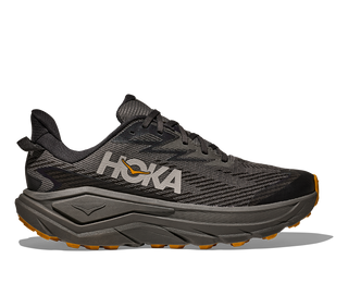 Hoka Mens Challenger 8 Goretex | Asphalt Grey/Varsity Yellow