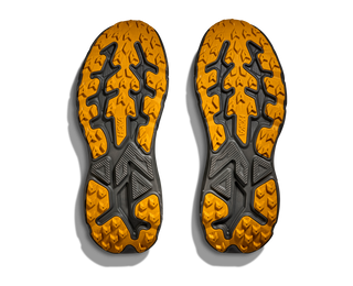 Hoka Mens Challenger 8 Goretex | Asphalt Grey/Varsity Yellow