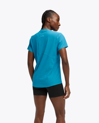 Hoka Womens Airolite Short Sleeve Tee 2.0 | Hoka Blue