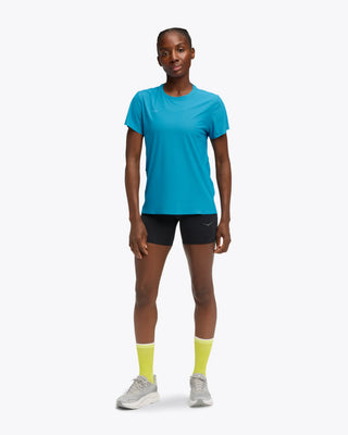 Hoka Womens Airolite Short Sleeve Tee 2.0 | Hoka Blue