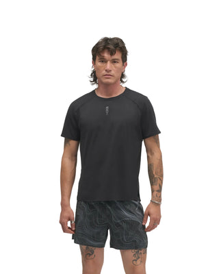Hoka Mens EveryRun Short Sleeve T-Shirt | Black