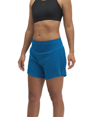 Hoka Womens Glide 5" 2-in-1 Shorts | Night Glow