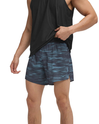 Hoka Glide 5" Short w/ Brief | Blue Blur