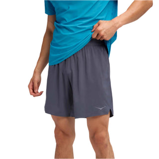 Hoka Glide 7" 2-in-1 Short | Charcoal Grey