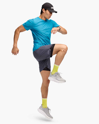 Hoka Glide 7" 2-in-1 Short | Charcoal Grey