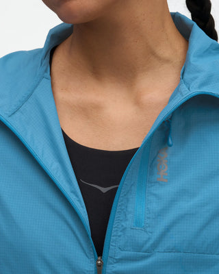 Hoka Womens Skyflow Wind Jacket | Night Glow
