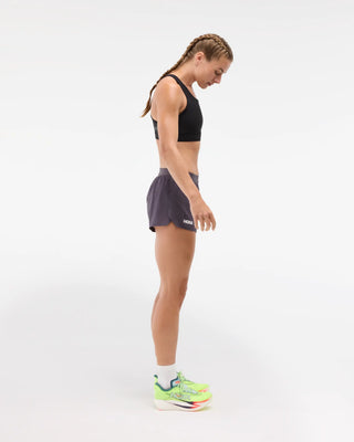 Hoka Womens Race Day Split Short | Squid Ink